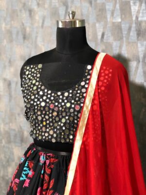 Lehenga : Crap Silk - Image 3