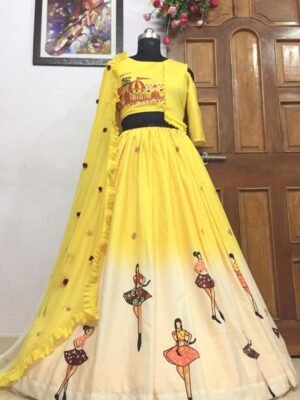 Lehenga : Navratri Special Fullystitched Lehenga Choli