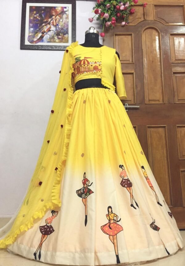 Lehenga : Navratri Special Fullystitched Lehenga Choli