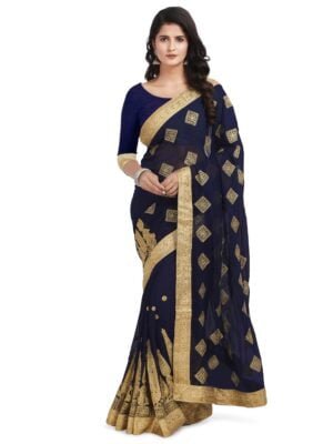 60 gm Blooming Silk Saree