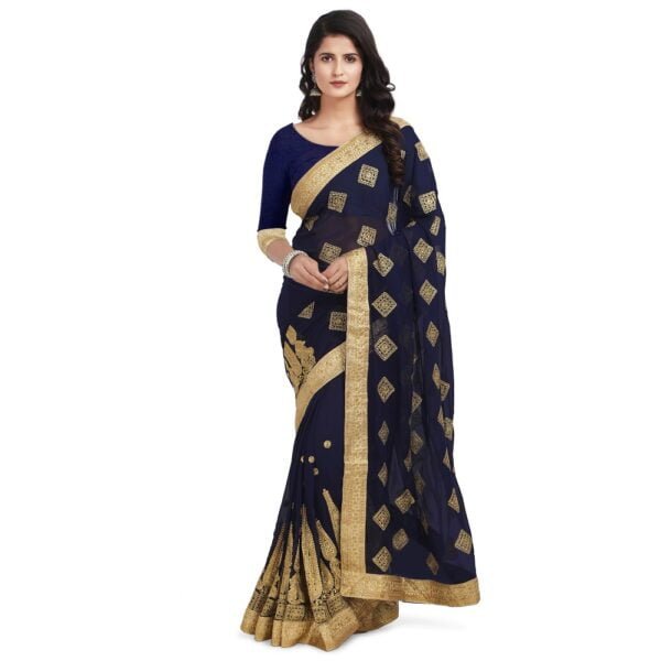 60 gm Blooming Silk Saree