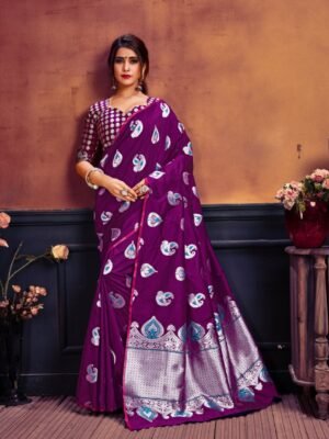 60 gm Blooming Silk Saree