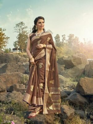 LINEN COTTON SILK SAREE