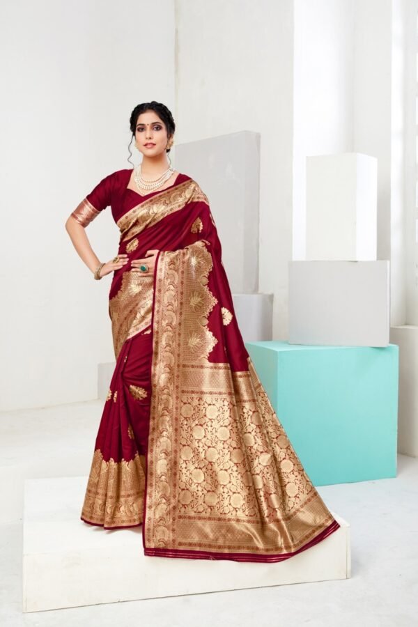 60 gm Blooming Silk Saree