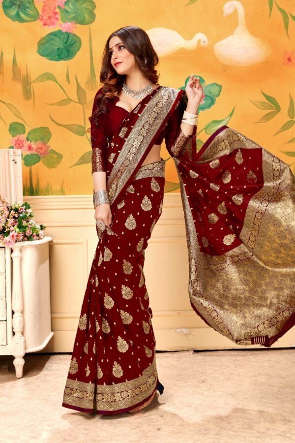 60 gm Blooming Silk Saree