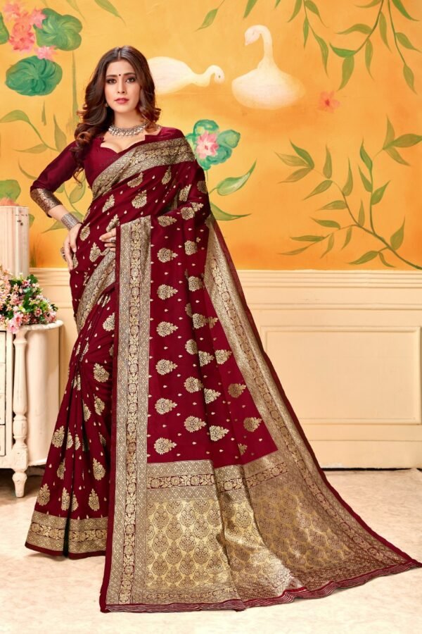 60 gm Blooming Silk Saree