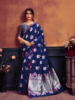 60 gm Blooming Silk Saree