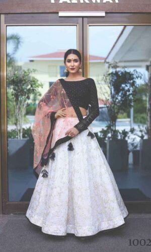 Buy Salmon Fancy Net Lehenga Choli Online : 186974 -