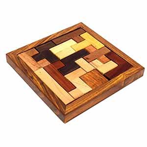 Wooden Jigsaw Holiday Puzzle Games