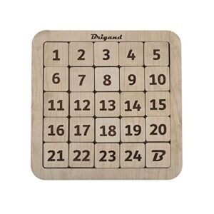 Wooden Number Slide