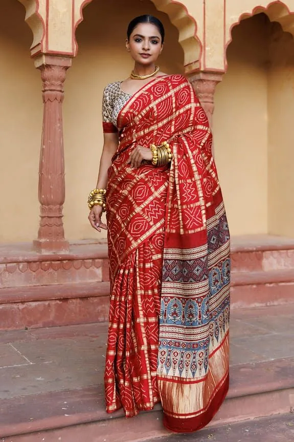 Bandhani Saree