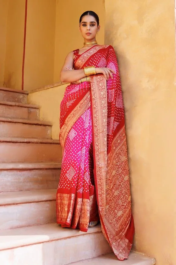 Bandhani Saree