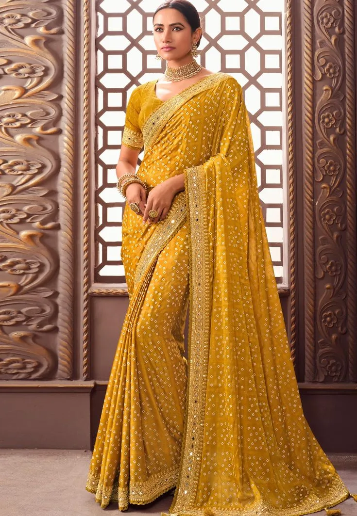 Bandhani Saree