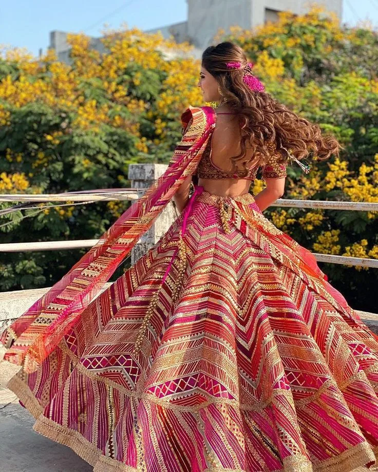 gher wala lehenga choli