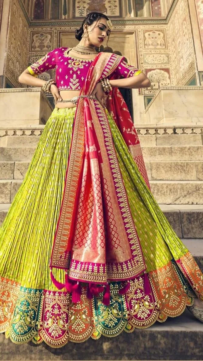 gher wala lehenga choli