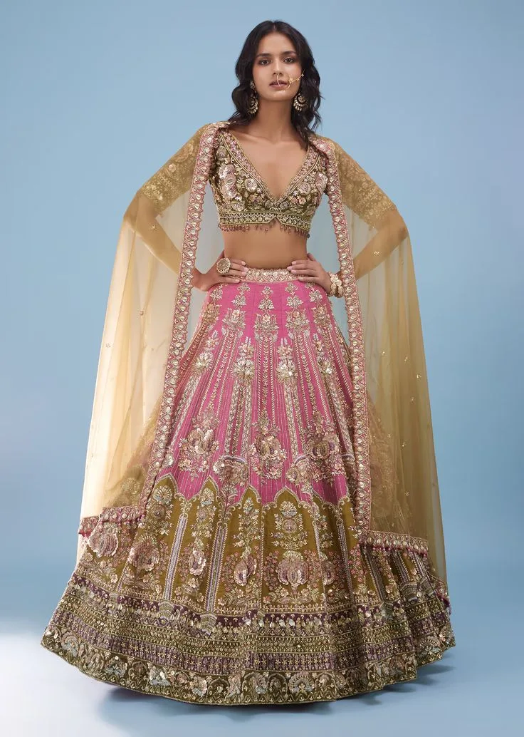 gher wala lehenga choli