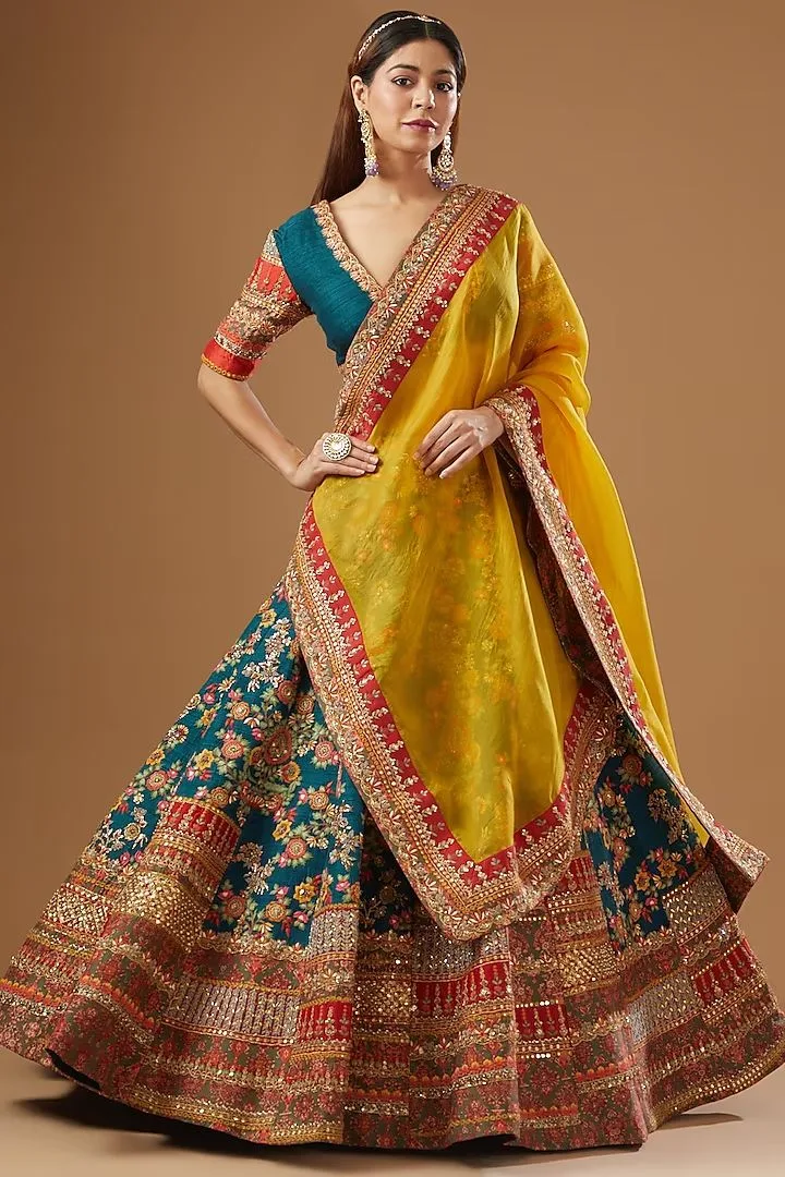 gher wala lehenga choli