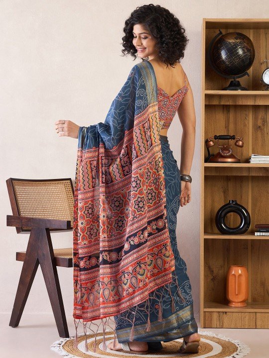 Bandhani Banarasi Saree