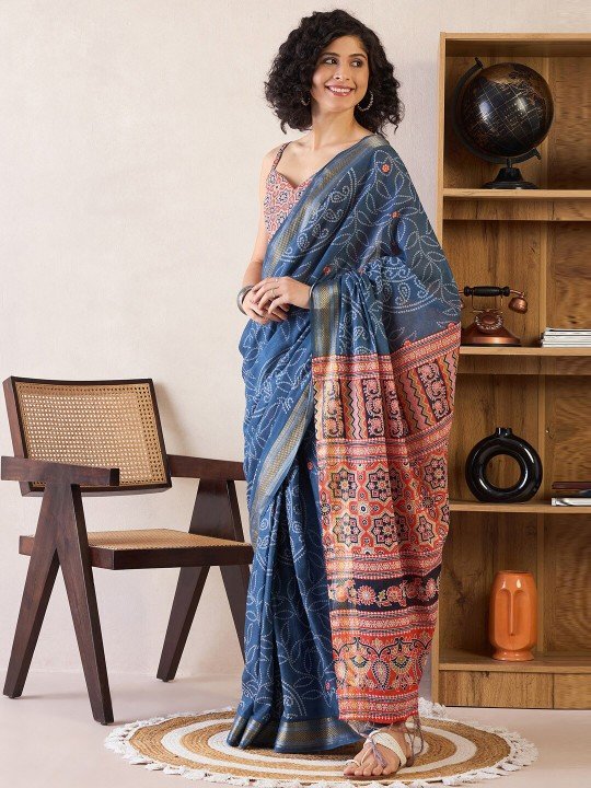 Bandhani Banarasi Saree