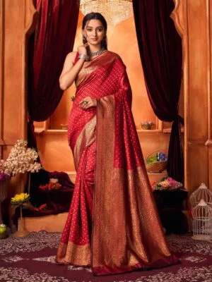 Tanchoi Banarasi Saree