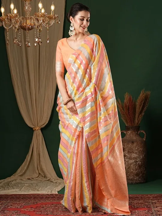 Tanchoi Banarasi Saree