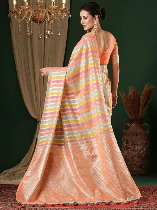 Tanchoi Banarasi Saree