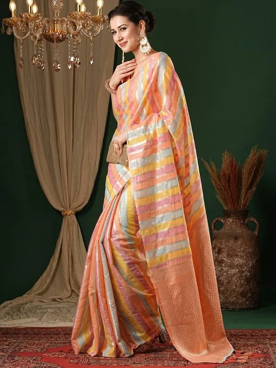 Tanchoi Banarasi Saree