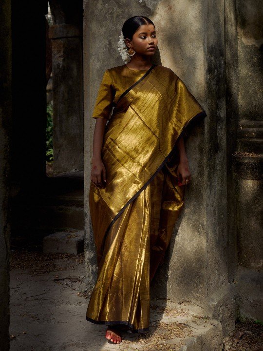 tissue silk saree