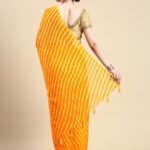 leheriya chiffon saree