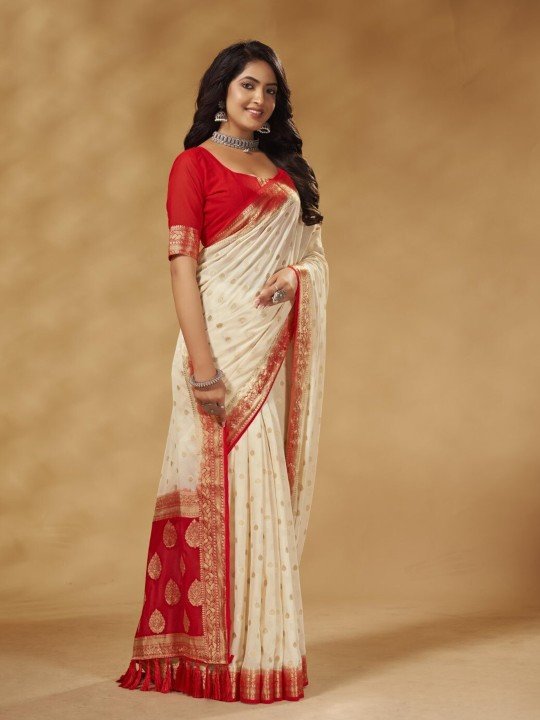 Tanchoi Banarasi Saree