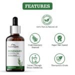 Aravi Organic Rosemary Essential Oil for Hair Growth-2