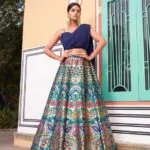 Banarasi Silk Semi-Stitched Lehenga Choli