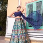 Banarasi Silk Semi-Stitched Lehenga Choli