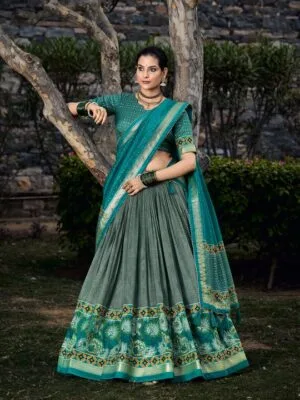 Classy Sea Green Color Designer Lehenga Choli Buy Now