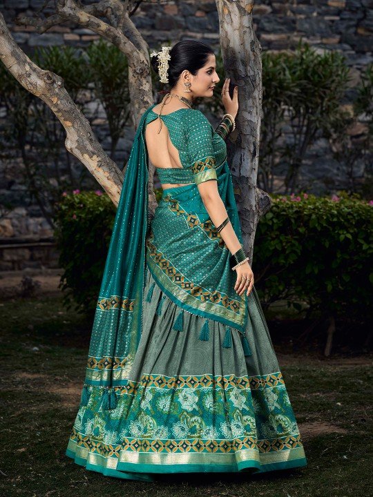 Classy Sea Green Color Designer Lehenga Choli Buy Now