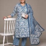 Cotton Plus Size Kurta set-1