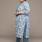 Cotton Plus Size Kurta set-2