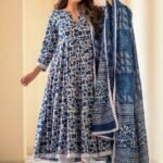 Dabu Print Cotton Dress Set