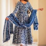 Dabu Print Cotton Dress Set