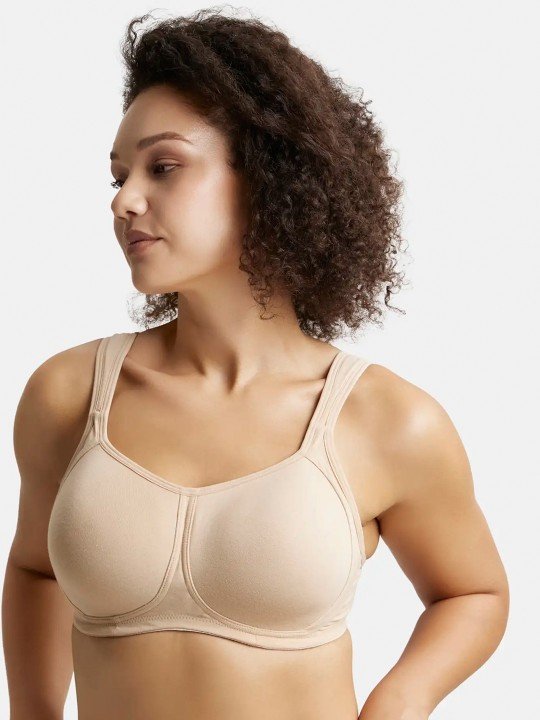 Cotton Full Coverage Plus Size Bra with Broad Wings