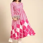 Geometric Print Cotton Kurti