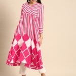 Geometric Print Cotton Kurti