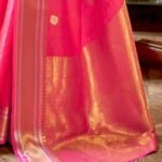 Pink Banarasi Saree