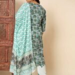 Plus Size Cotton Floral Kurta-3