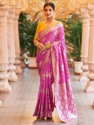 Ethnic Motif Zari Woven Pure Silk Kanjivaram Saree