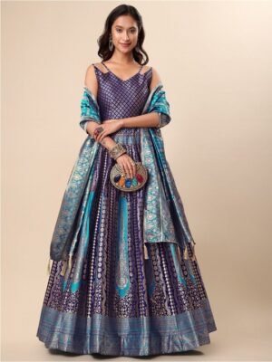 Ready to Wear Lehenga & Unstitched Blouse With Dupatta