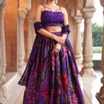 Ready to Wear Purple Lehenga