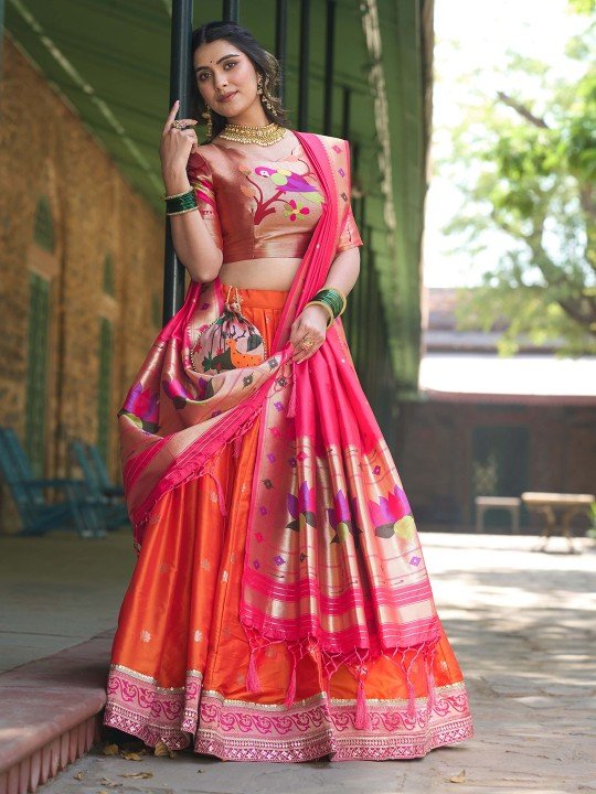 Semi-Stitched Lehenga Choli