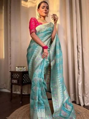 Woven Design Zari Banarasi Saree