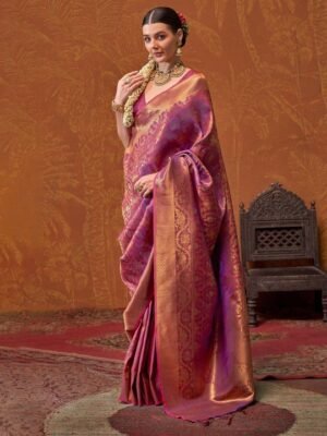 Woven Design Zari Kanjeevaram Saree